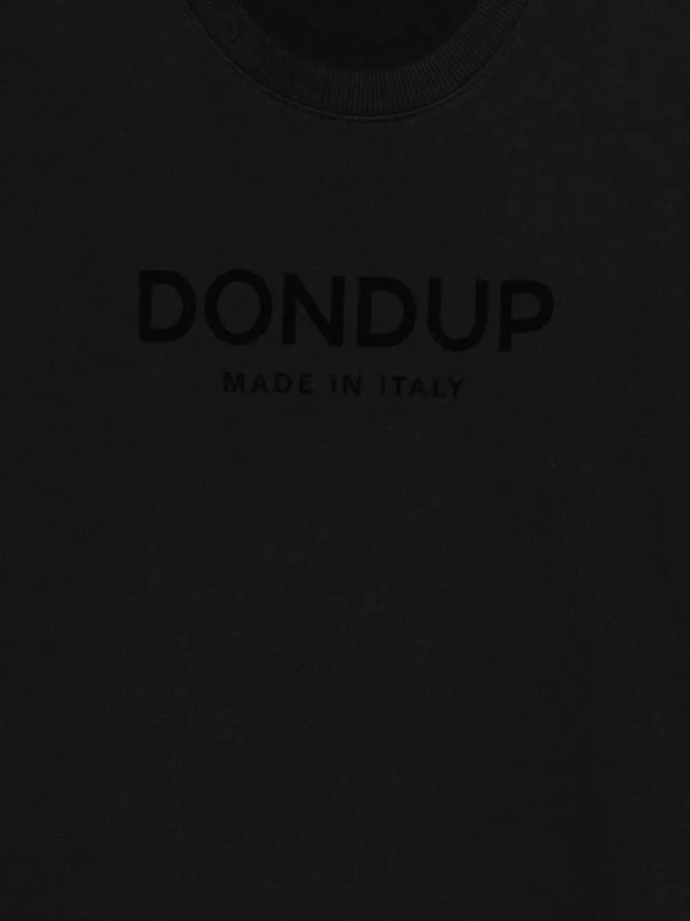 DONDUP Sweater met logo Zwart