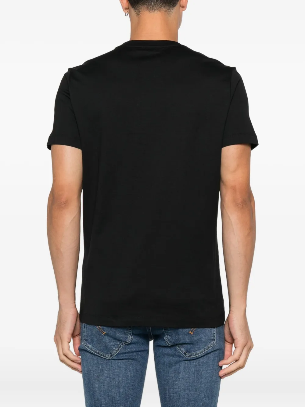 DONDUP T-shirt met logoprint Zwart
