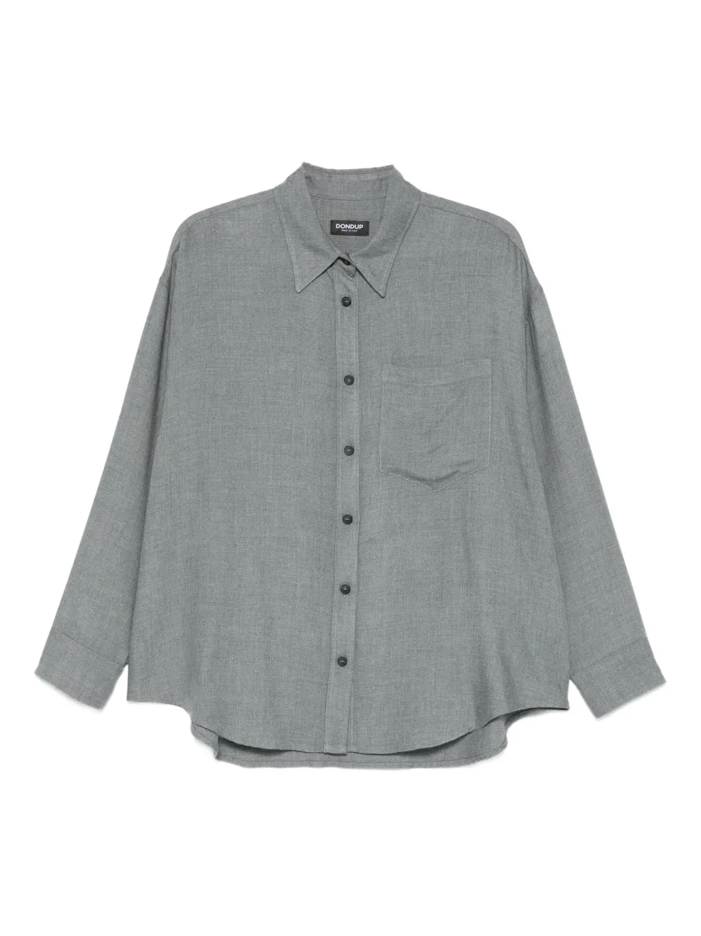 DONDUP camisa con efecto melange | gris | Image 1