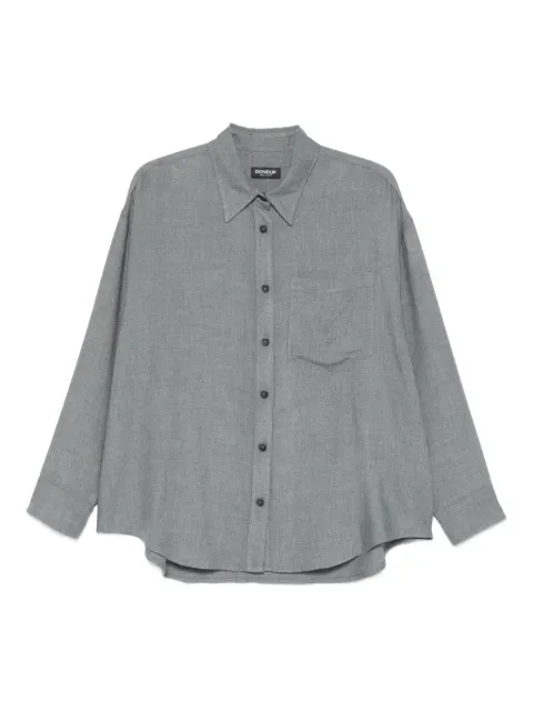 DONDUP camisa con efecto melange