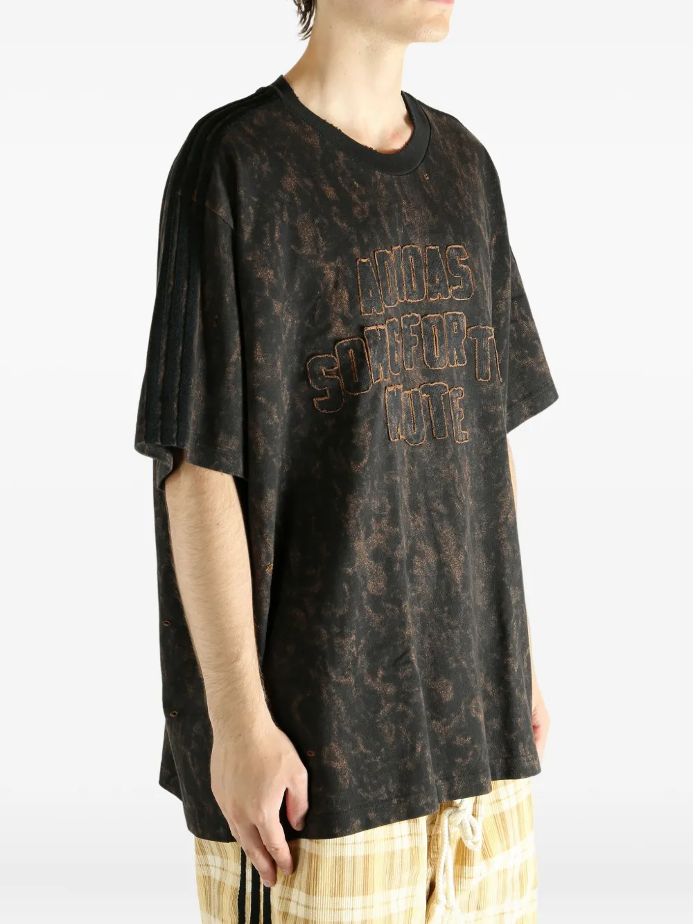 adidas x Song for the Mute oversized T-shirt met logo Zwart