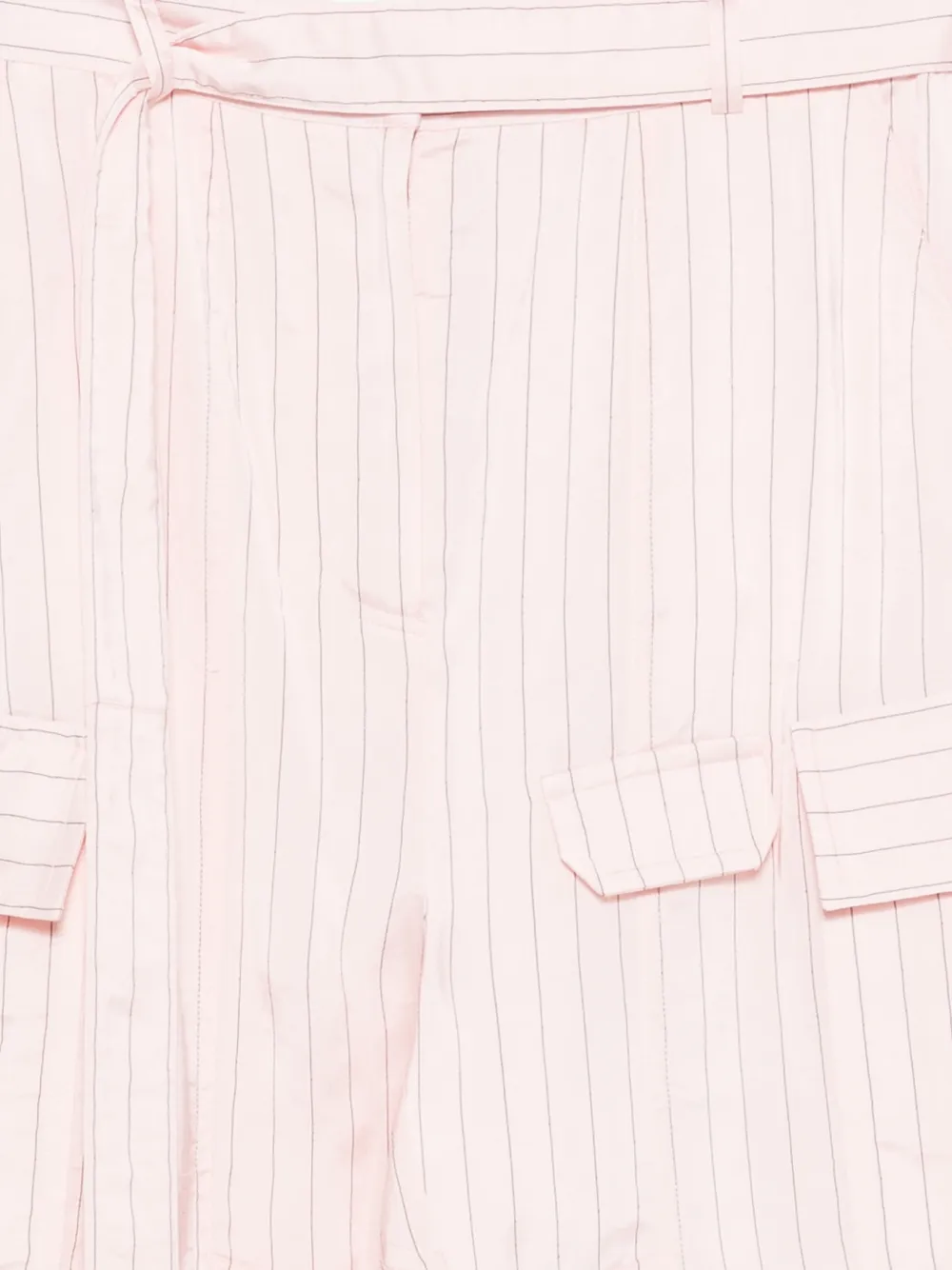  Ferragamo Pinstripe-pattern Cargo-pocket Trousers - Pink 