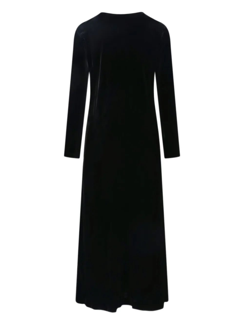 ASPESI velvet midi dress - Zwart