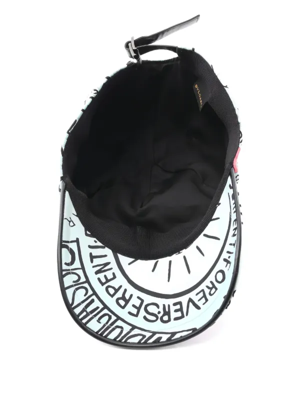 Bvlgari Pre-Owned 2010s Onomatopoeia Printed Silk Cap  display picture 2
