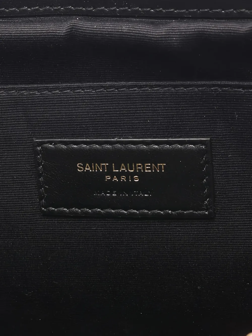 Pre-owned Saint Laurent 2020s Cassandre Clutch Bag In Black