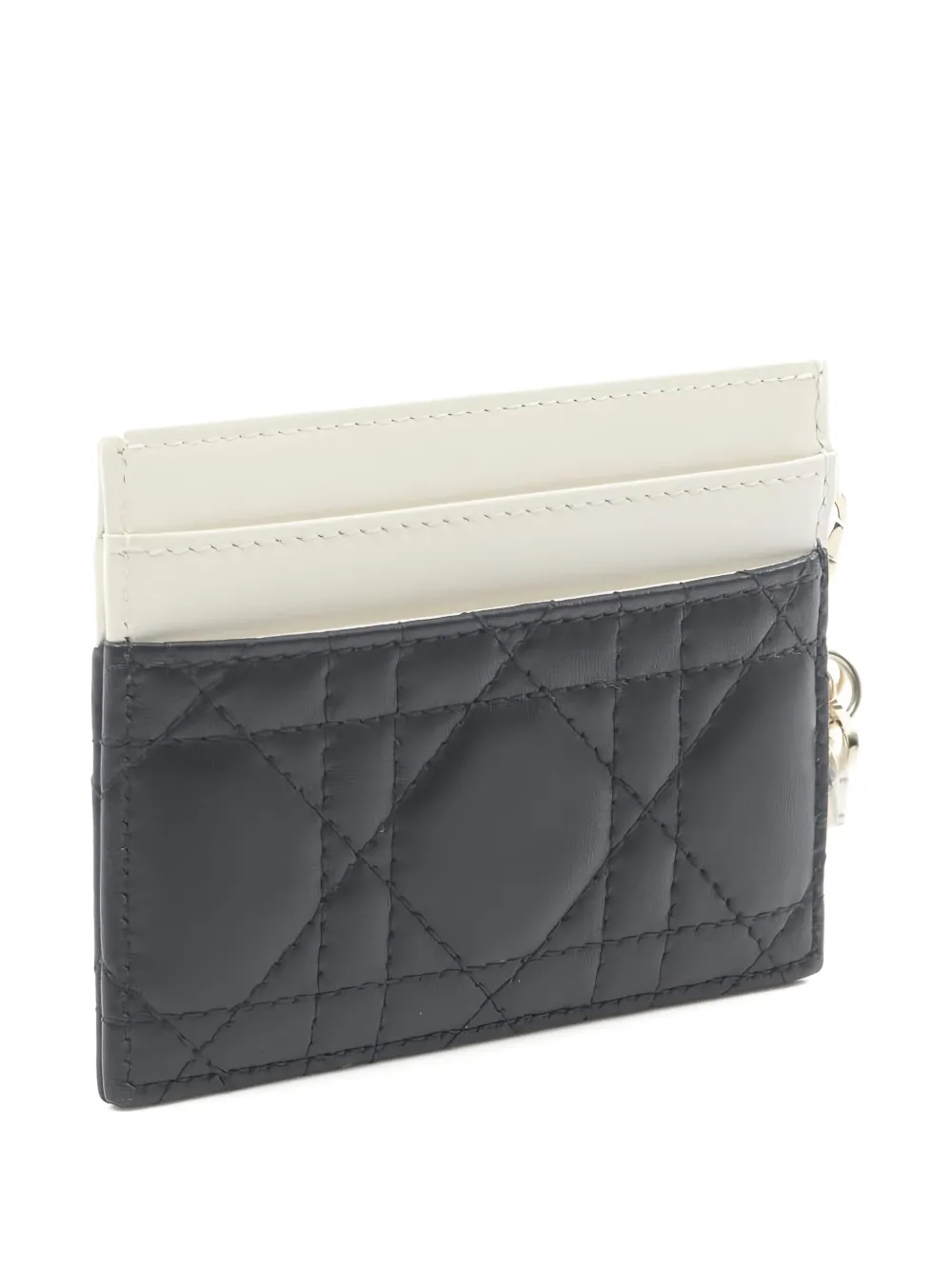 Christian Dior Pre-Owned Lady Dior Canage leather wallet - Nero