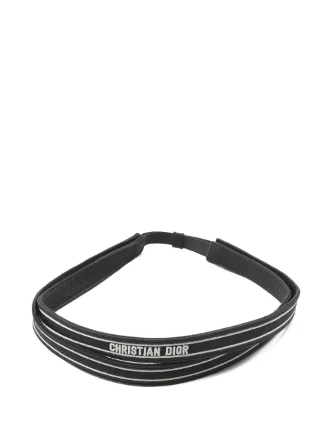 Christian Dior Pre-Owned logo hair band