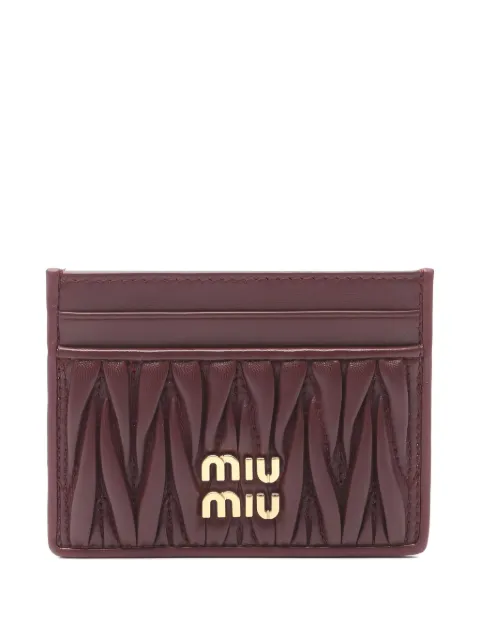 Miu Miu Pre-Owned tarjetero matelassé