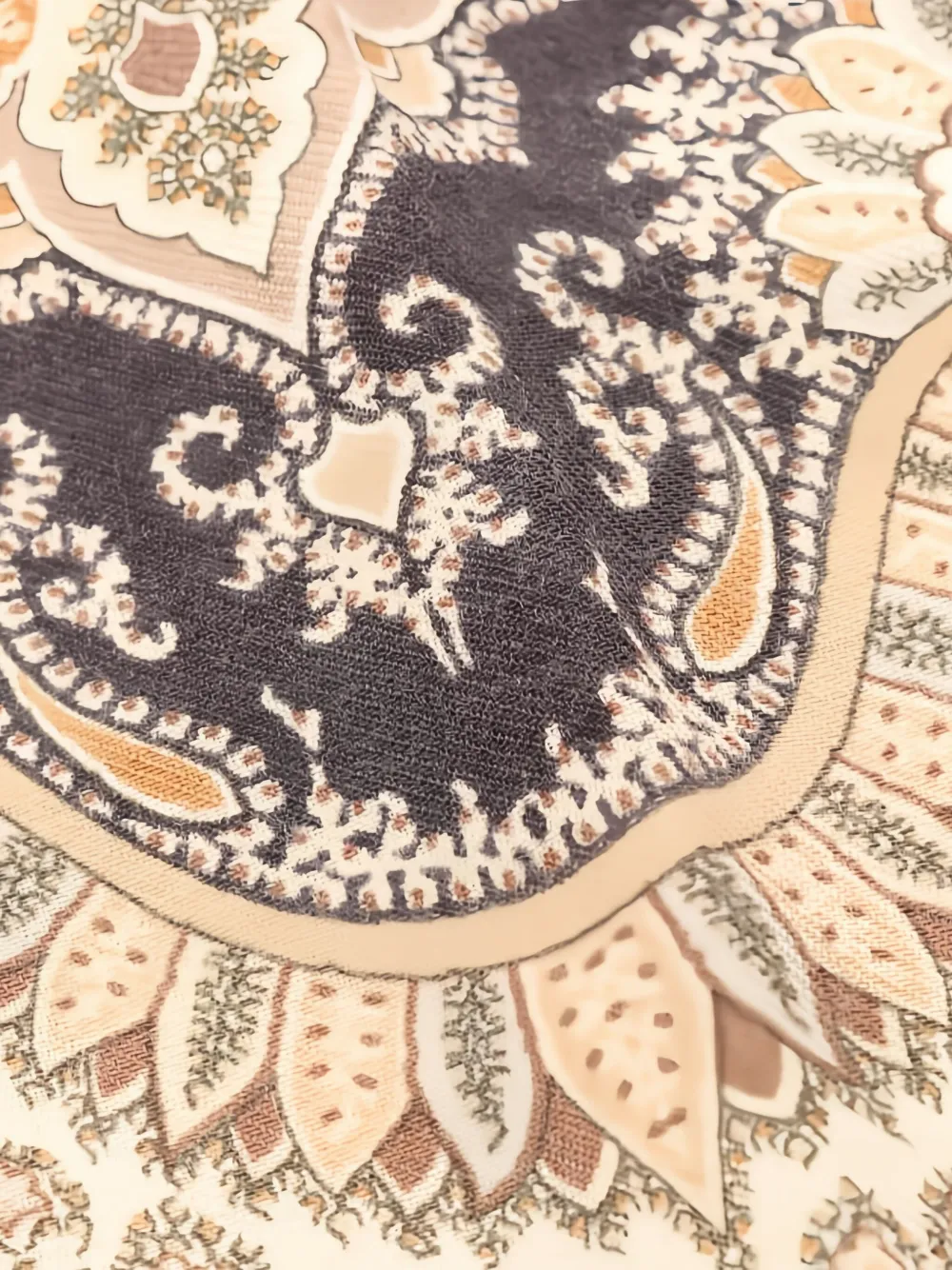  Etro Pre-owned 2010s Stall Logo-print Scarf - Neutrals 