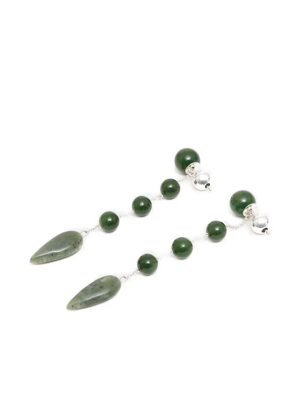 Sophie Buhai Beaded Drop Earrings In Green