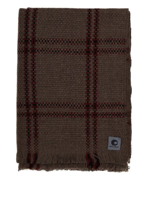Denis Colomb Sutai Throw checked fringed blanket