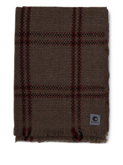 Denis Colomb Sutai Throw checked fringed blanket