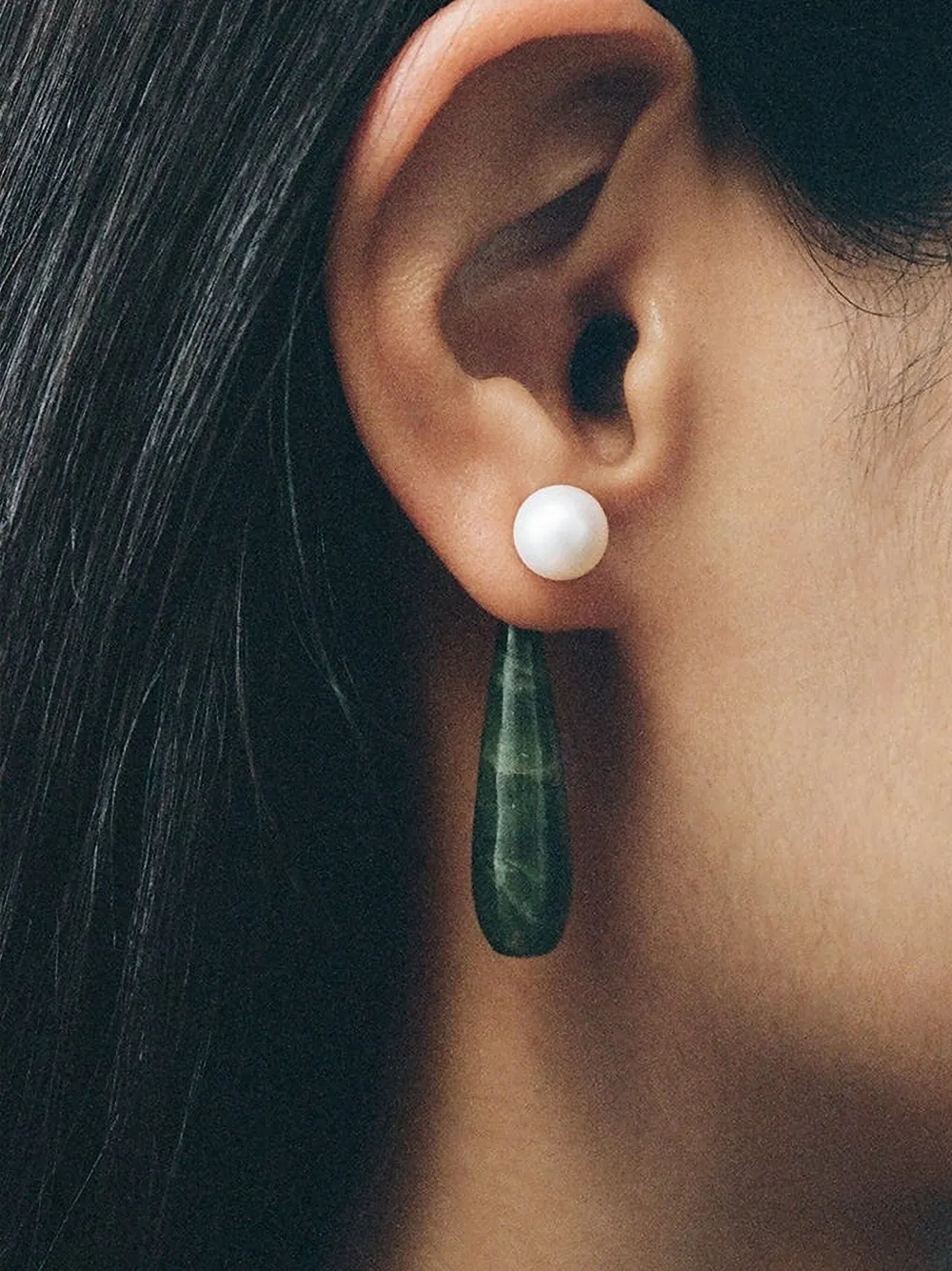 Sophie Buhai Pearl drop earrings - Groen