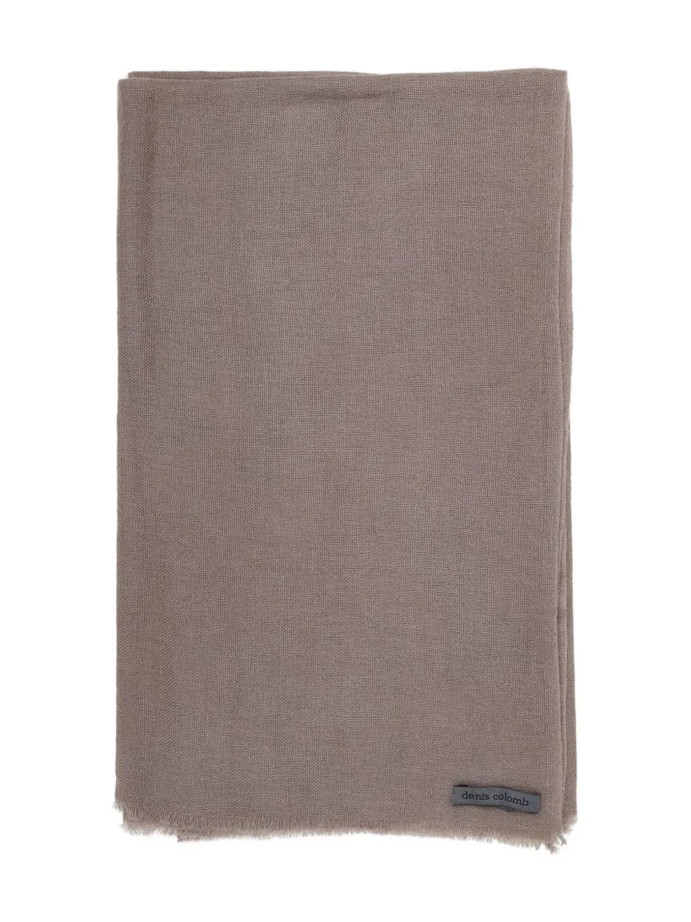 Denis Colomb Fringed Ringshawl Scarve In Brown
