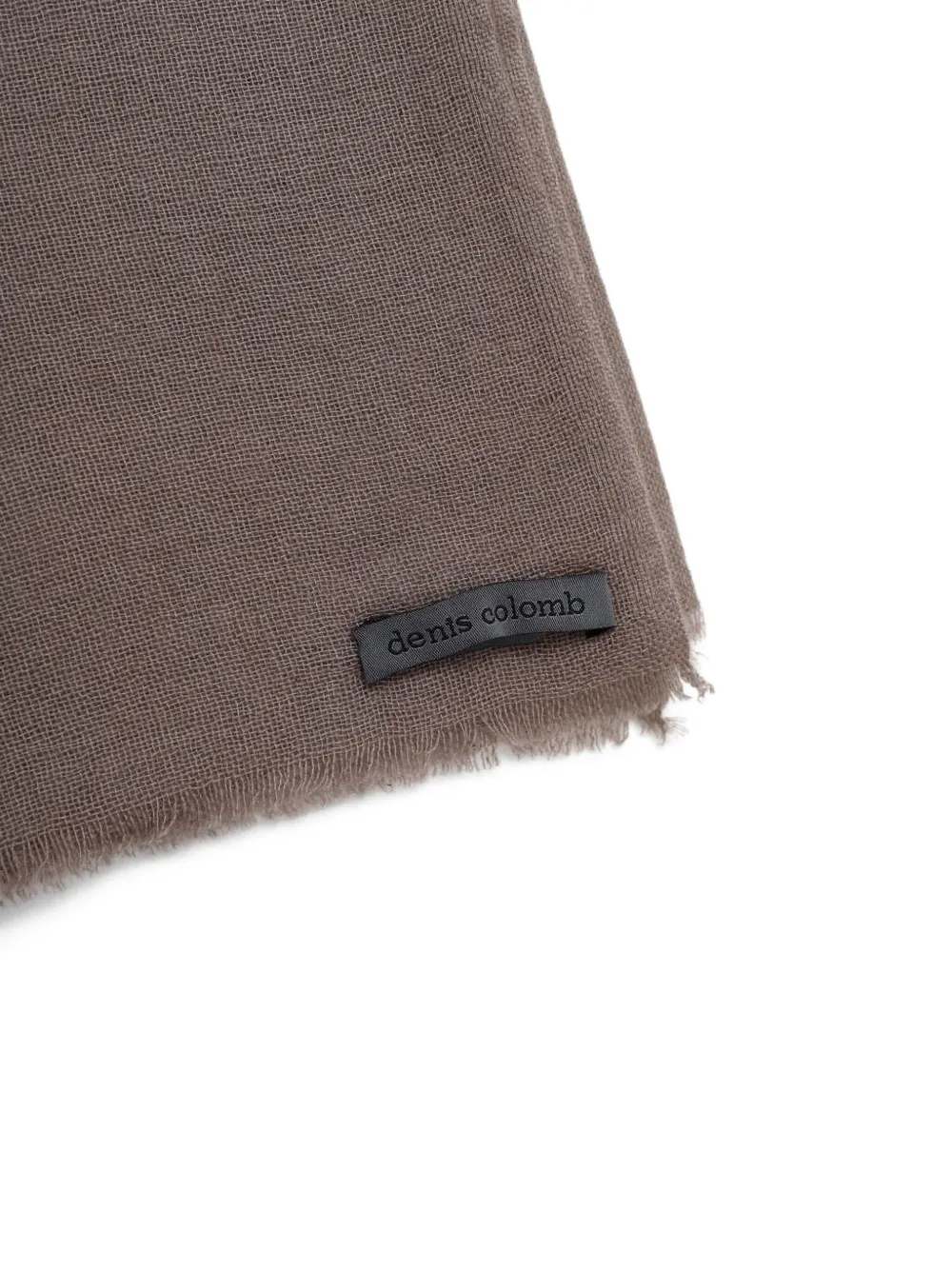 Denis Colomb Sjaal met franje - Beige