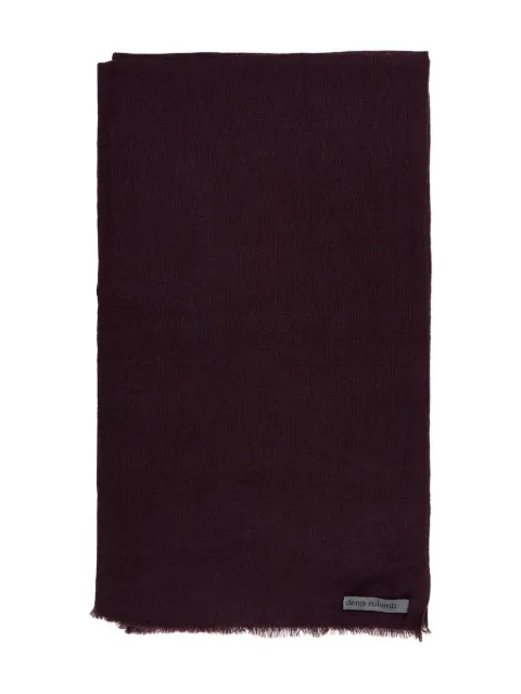 Denis Colomb bufanda estilo chal con flecos y aro