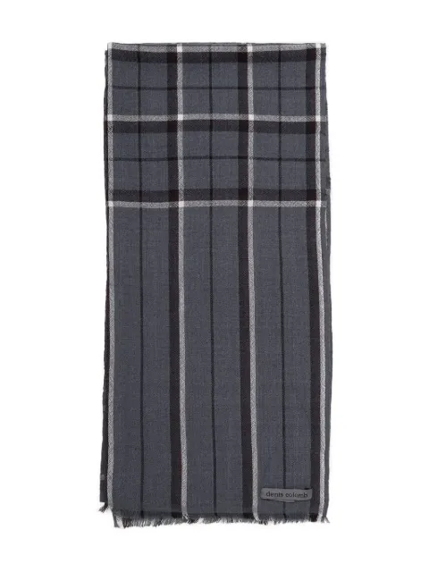 Denis Colomb mascada con motivo de cuadros