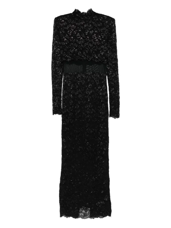 90s glitter layered dress LA DOUBLE J | MAGNIFICO MAXI DRESS main image 1