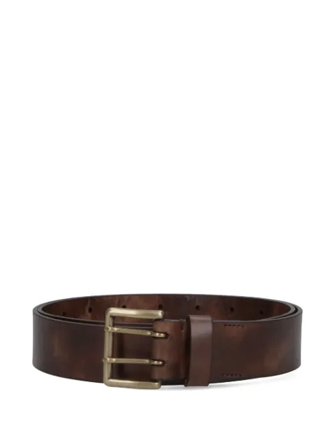 Auralee two-hole buckle belt