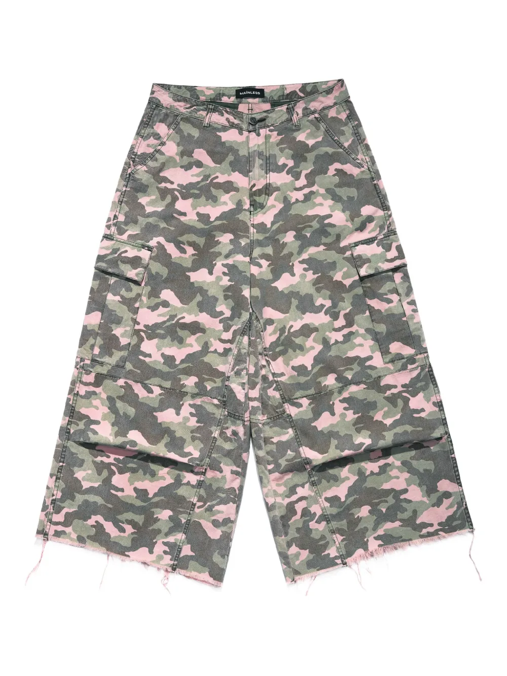 Mainless camouflage print trousers | Pink | Image 1