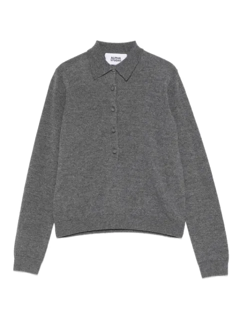 ALPHA STUDIO fine-knit jumper