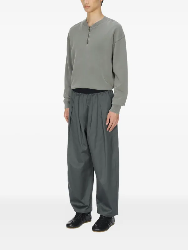 真 Maison Margiela half-zip Sweatshirt | Grey | FARFETCH