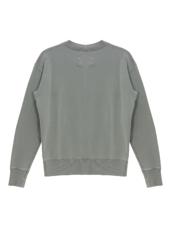 Maison Margiela half-zip Sweatshirt | Grey | FARFETCH ID