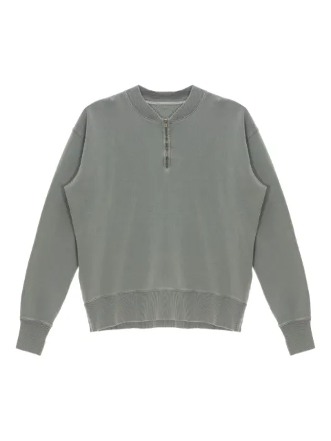 Maison Margiela sudadera con medio cierre