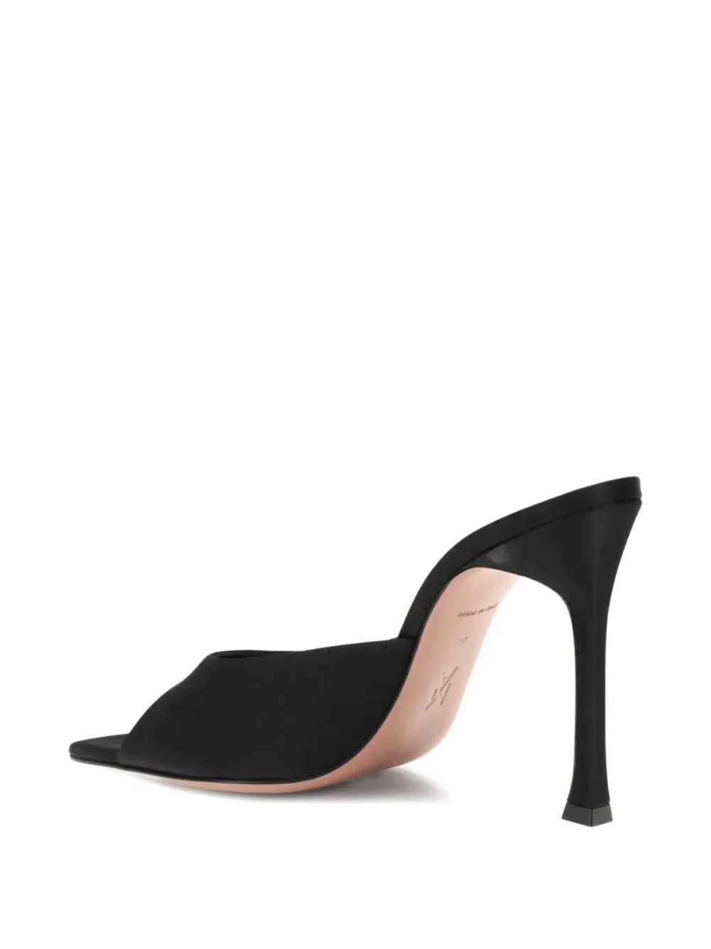 Amina Muaddi 105 mm Alexa sandalen Zwart