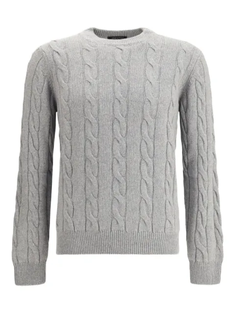 Aragona cable-knit crew-neck sweater