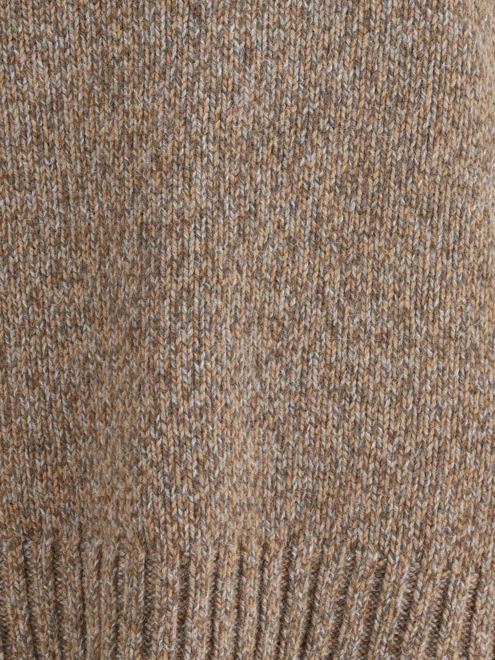 Aragona Crewneck Wool Sweater In Brown