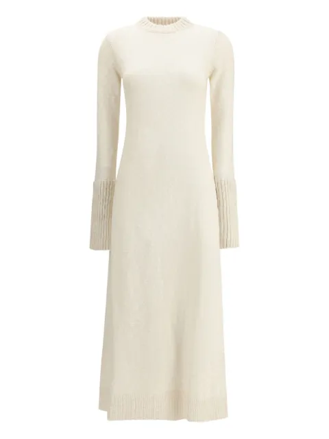 SA SU PHI Morena ribbed-cuff long dress