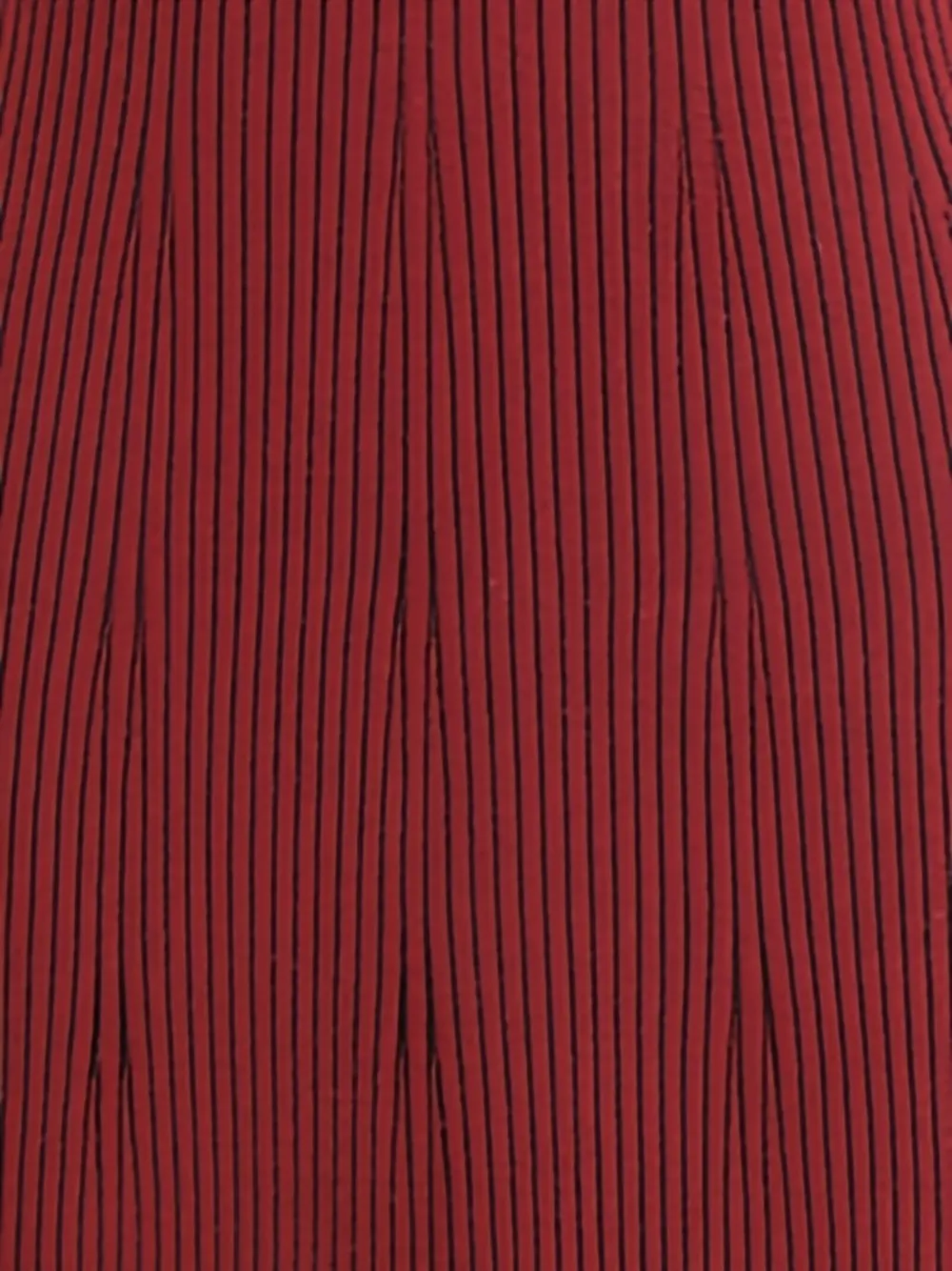 Sa Su Phi Ribbed Cashmere Silk Sleeveless Long Dress In Red
