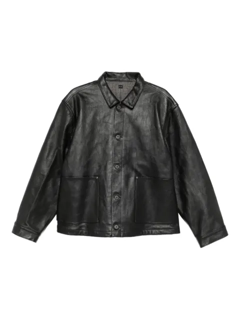 TAIGA TAKAHASHI Hemdjacke aus Leder