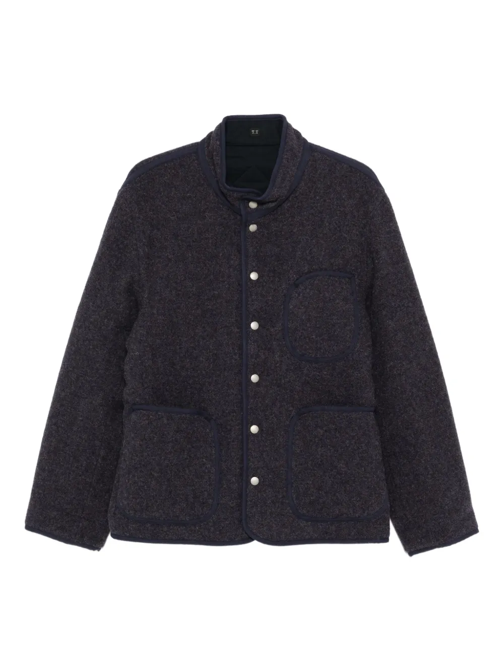 TAIGA TAKAHASHI press-stud fastening jacket | Blue | Image 1
