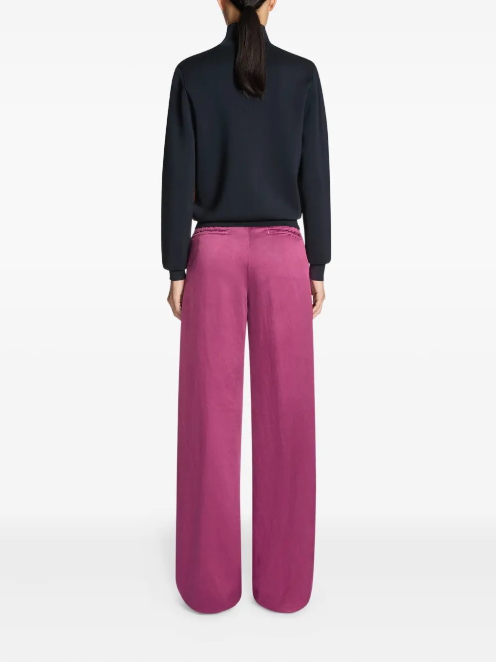 DRIES VAN NOTEN Geruit jack met rits Blauw