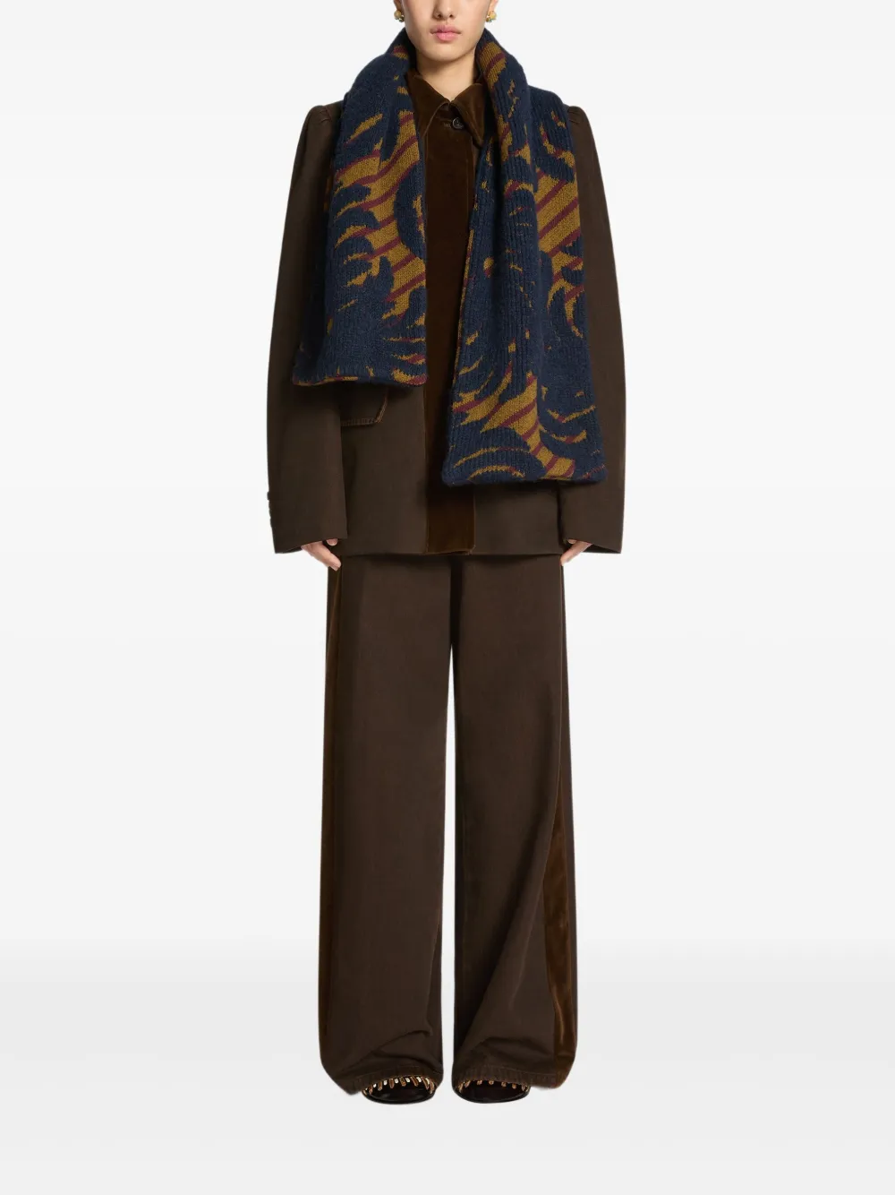 DRIES VAN NOTEN jacquard scarf | Image 2