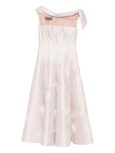 Talbot Runhof off-shoulder dress