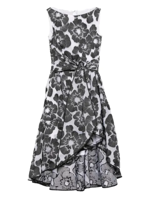 Talbot Runhof vestido con estampado floral