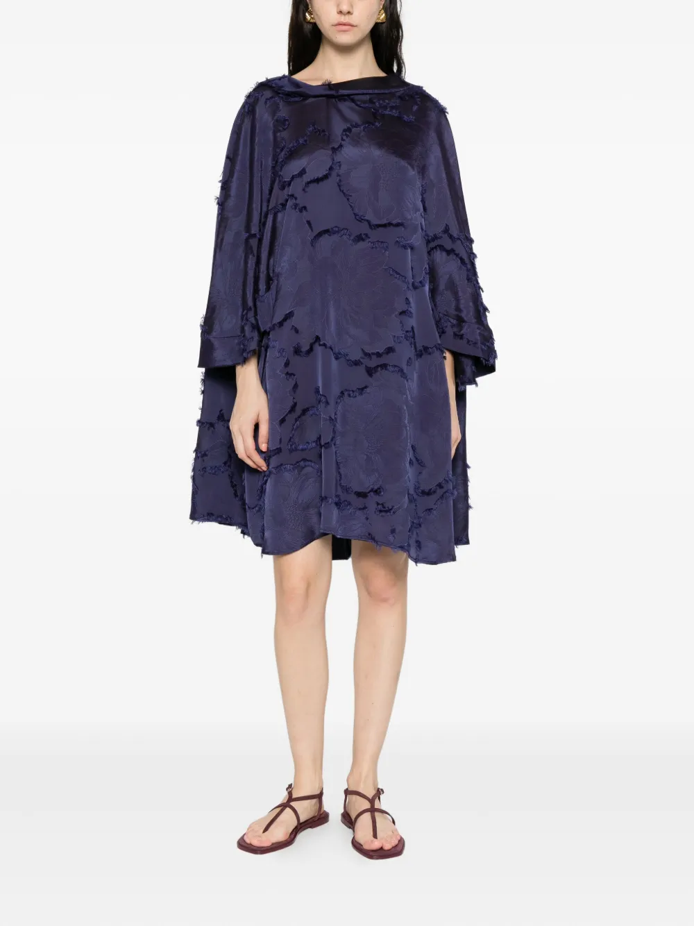 Talbot Runhof robe courte à franges | Robes de jour | Image 2