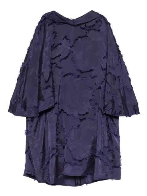 Talbot Runhof vestido corto con flecos
