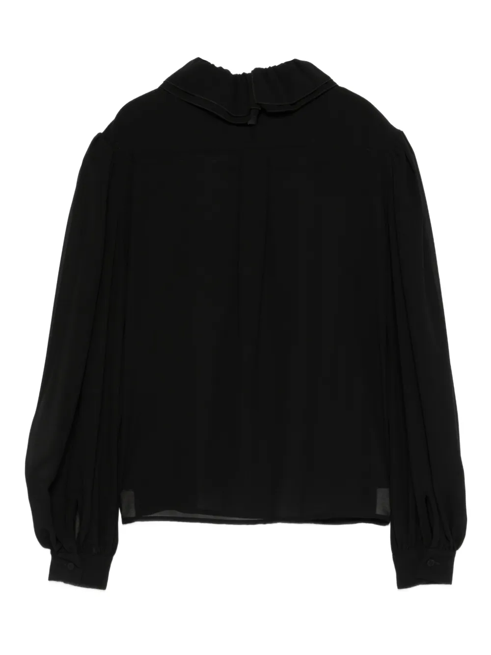 Vivetta Shirt met ruches - Zwart