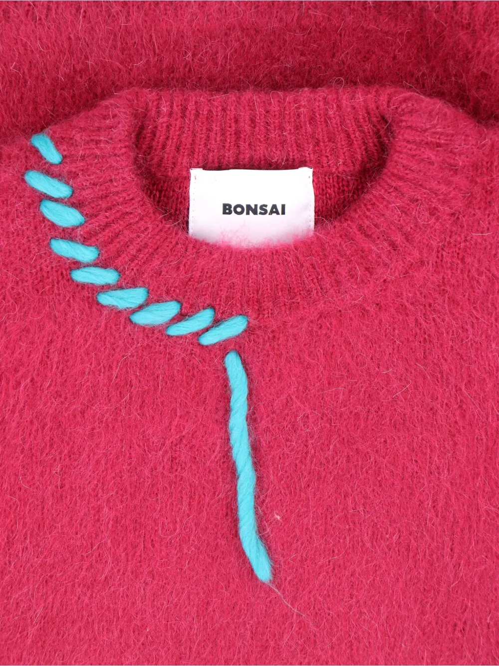  Bonsai Stitched Knit Jumper - Red 