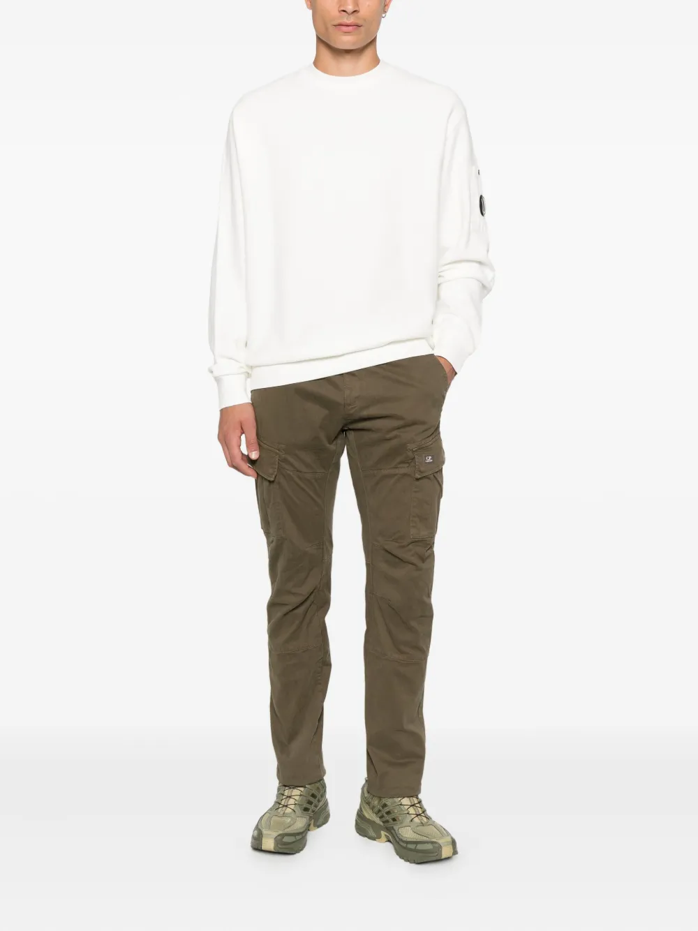 C.P. Company Broek met cargo zak - Groen