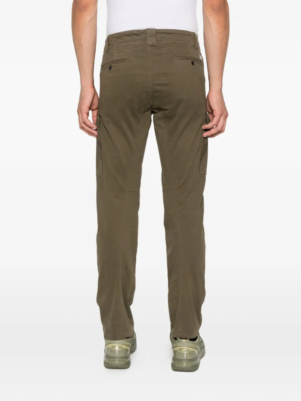 C.P. Company Broek met cargo zak Groen