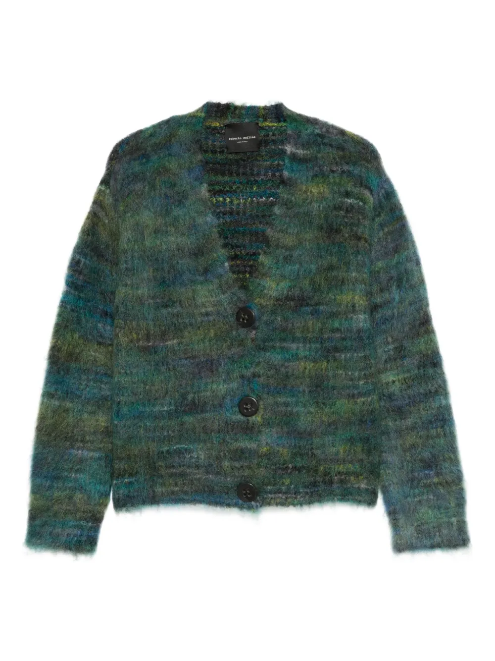 Roberto Collina V-neck cardigan - Verde