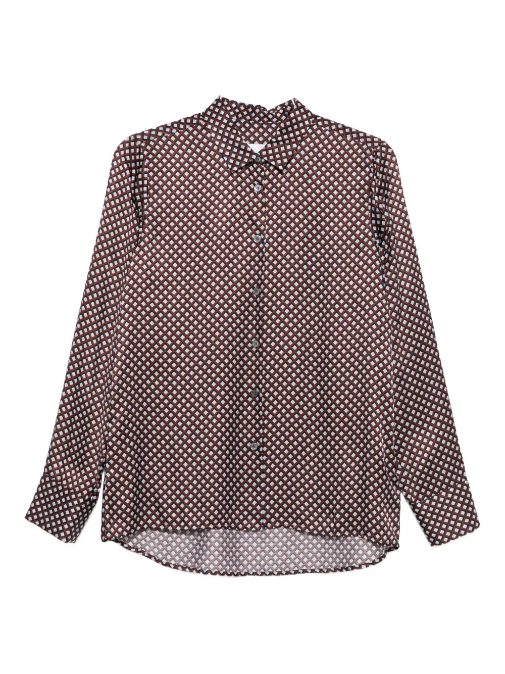 Robert Friedman buttoned patterned blouse | rojo | Image 1