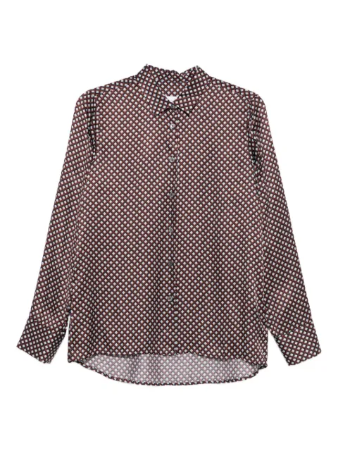 Robert Friedman buttoned patterned blouse