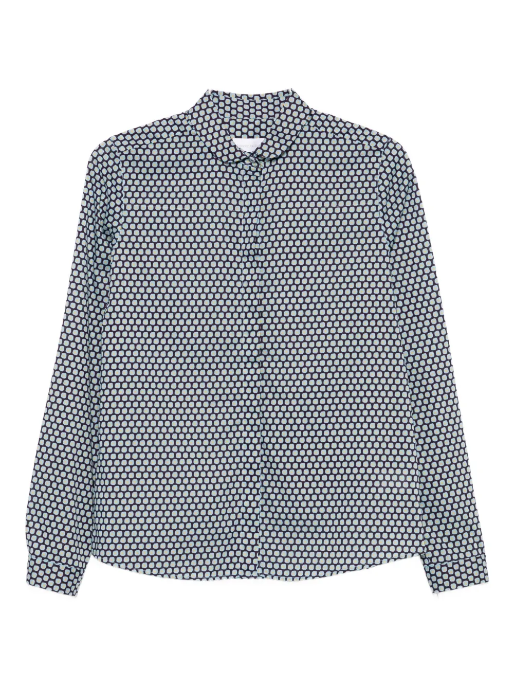 Robert Friedman buttoned patterned top | bleu | Image 1