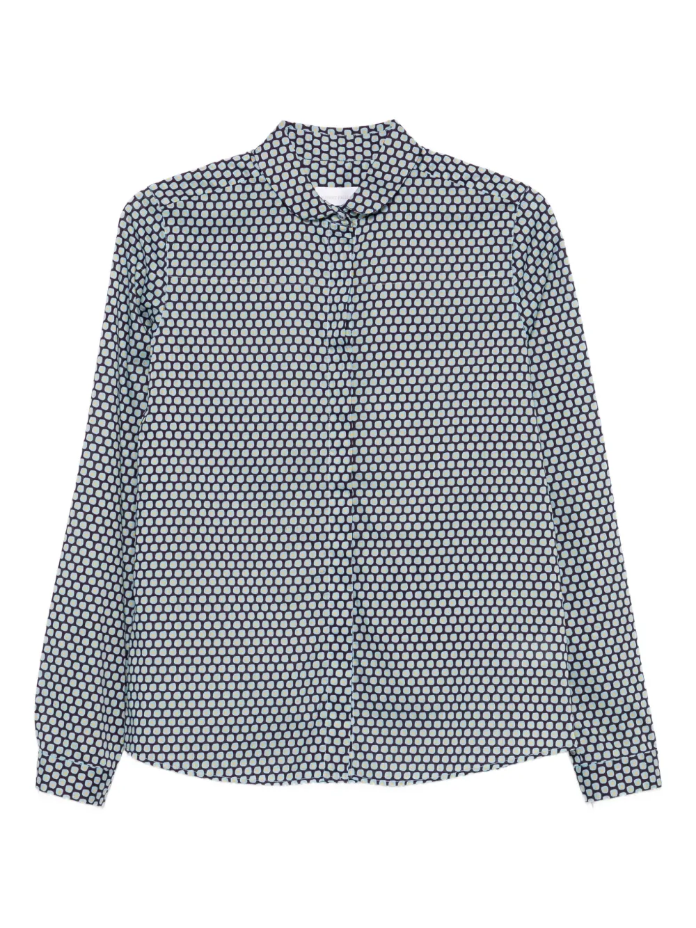 Robert Friedman buttoned patterned top | Blue | Image 1
